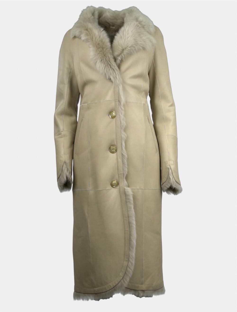 NEW LUSSO BENI women's arbor coat in beige